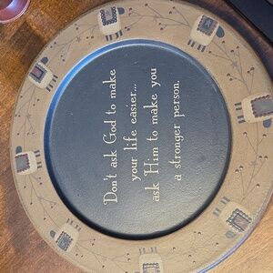 Primitive Plate Decor Country Farmhouse